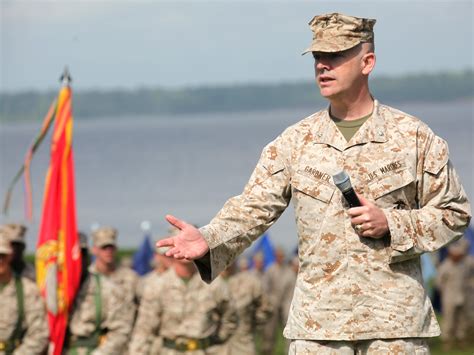 Hqsptbn Marines Welcome New Leader Marine Corps Base Camp Lejeune