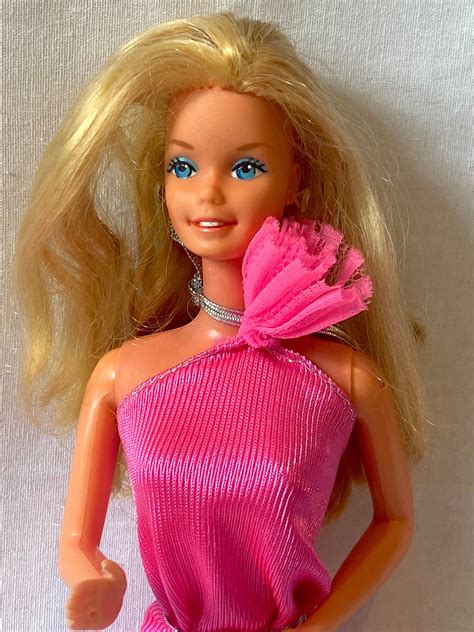 Vintage 1976 70s Mattel Superstar Barbie Doll In Pink Etsy