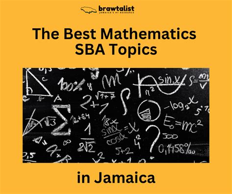 The 10 Best Mathematics Sba Topics In Jamaica In 2023 Brawta List