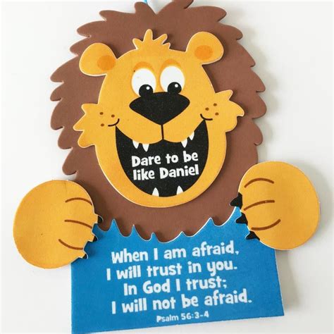 Faith Lion Magnet Craft Kit Sunday School Crafts For Kids Bible