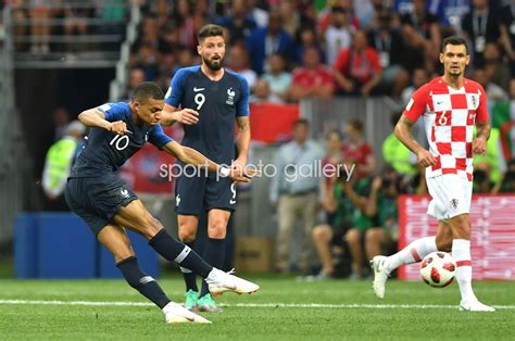 Kylian Mbappe France Goal V Croatia World Cup Final 2018 Images Football Posters