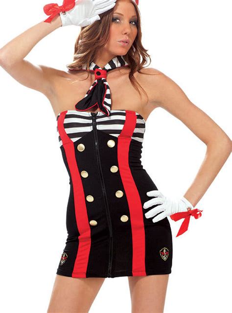 Forplay Lingerie 4 Pce Sailor Girl Costume Wicked Lingerie