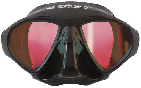 Epsealon Minisub Red Flash Dive Mask Red Lens American Dive Company