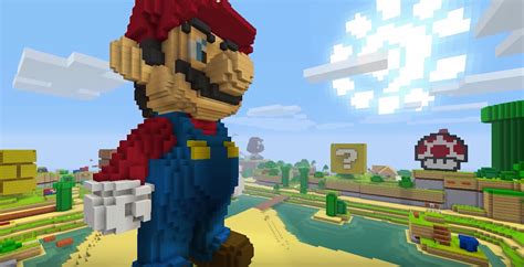Mario Comes To Minecraft With The Super Mario Mash Up Pack On Wii U