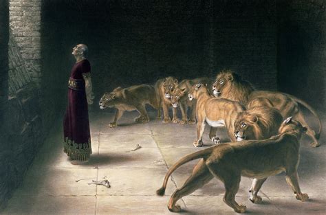 Daniel And The Lions Den Painting At Explore
