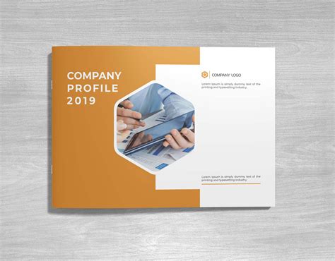 Company Profile Template Psd Download Foto Kolekcija