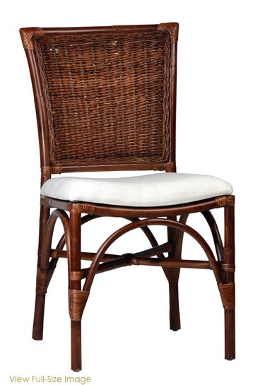 Substitute low wicker chairs for armchairs in a living room or office, and add leather or. kitchen chairs | Wicker dining chairs, Chair, Furniture chair