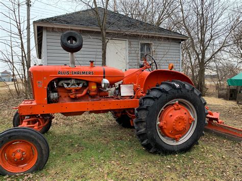 Lot 400sa Allis Chalmers Wd 45 Antique Tractor