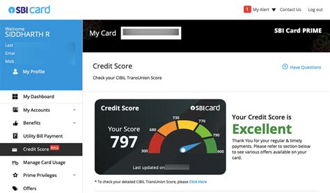 Sbicard Now Lets You Track Your Cibil Score For Free Cardexpert