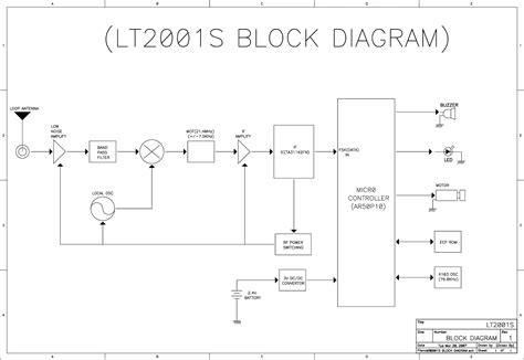 Lt2001s Nexcall Coaster Pager Block Diagram Lee Technology Korea
