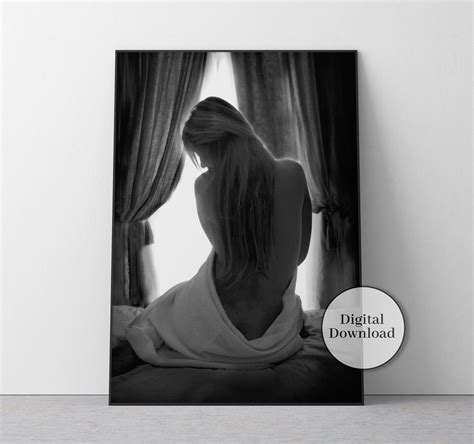 Feminist Poster Naked Woman In The Bedroom Print Black And Etsy Canada