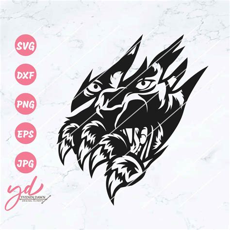 Panther Scratch Svg Claw Scratch Svg Panther Claw Svg Etsy