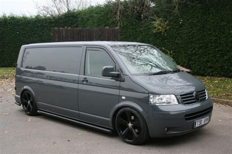 Volkswagen T5 Slammed On Kahn 20 Rims Vw T5 Vw Transporter Van T5