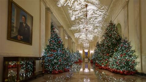 First Lady Melania Trump Unveils 2018 White House Christmas Decorations
