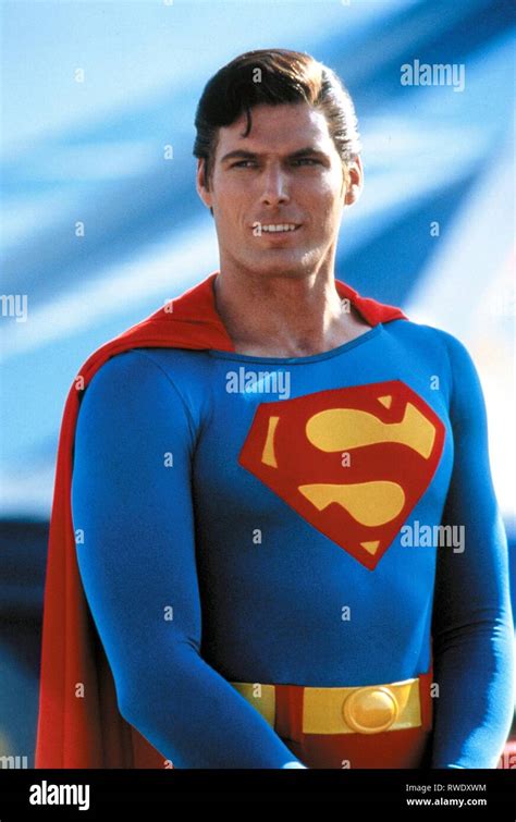 Christopher Reeve Superman Iii 1983 Stock Photo Alamy