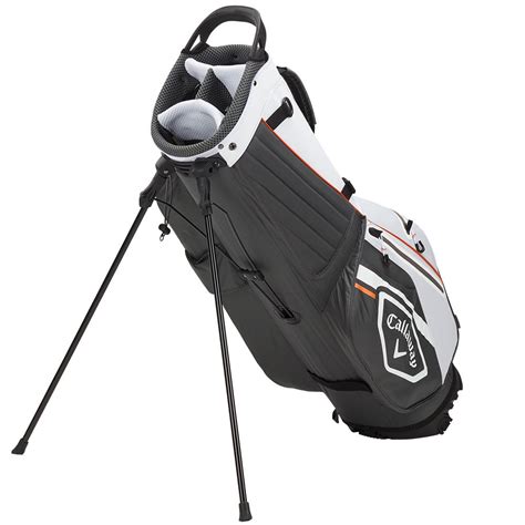 Callaway Chev Dry Stand Bag Charcoal White Orange Golf Store
