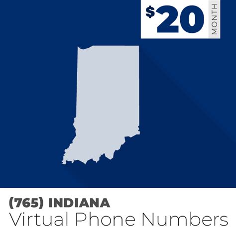 765 Area Code Phone Numbers For Business 20month