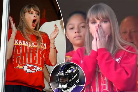 Taylor Swift Travis Kelce Kiss On After Chiefs Defeat Ravens To Head