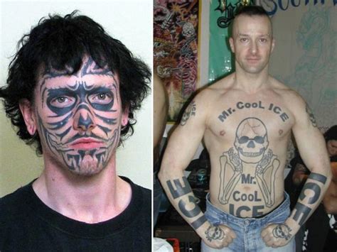Really Bad Tattoos From Really Bad Tattoo Artists 17 Pics Pleated Jeans
