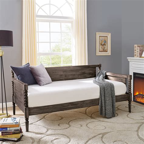 Modern Essentials Jarvis Farmhouse Daybed Weathered Grey