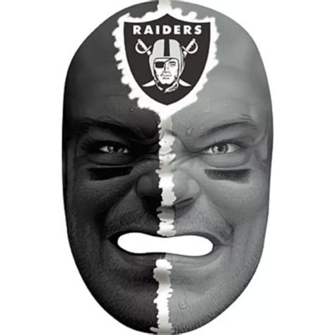 Oakland Raiders Fan Face Mask Party City
