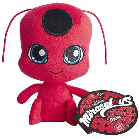 The official twitter of #miraculous 'tales of ladybug & cat noir'! Authentic Miraculous 15cm Ladybug Plush Bandai Tag - Tikki ...