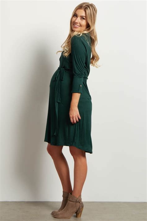 Green Maternity Dress