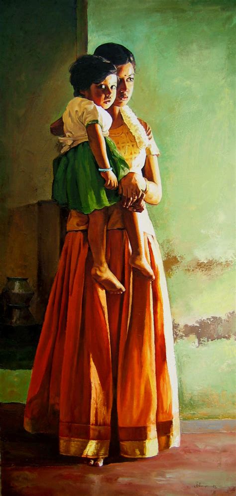 My Sweet World Paintings Of Dravidian Woman