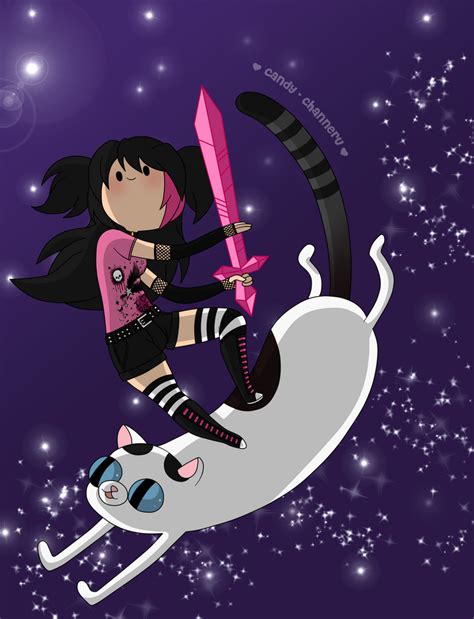 Adventure Time With Candy And Raccoon Mapache By Candy Channeru On