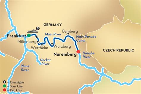 Danube River Germany Map