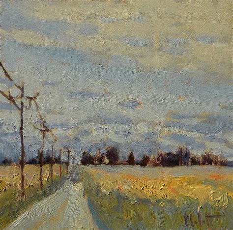 Painting Daily Heidi Malott Original Art Midwestern Sky Impressionism