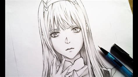 In order to do this, you have to know a way to draw easy anime first, so you can visualize a character to your liking. How To Draw Realistic Anime Girl : Zero Two | Step By Step ...