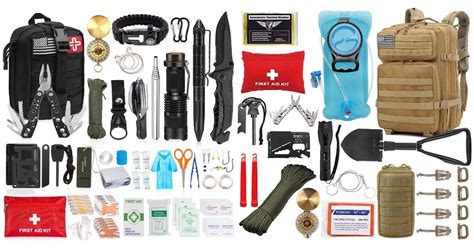150 In1 Survival Outdoor Kits Military Tactical Edc Emergency Gear