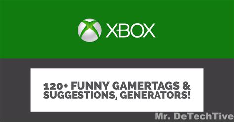 120 Funny Gamertags Or Xbox Names Suggestionsgenerators