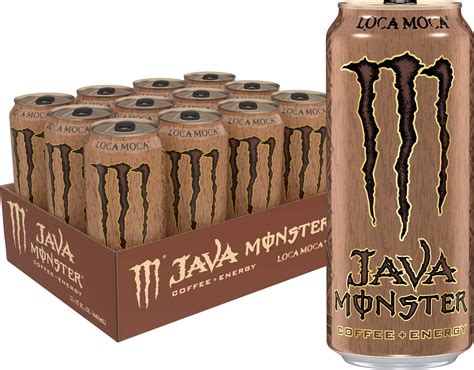 Monster Energy Java Loca Moca Coffee Energy Drink 15 Ounce Pack Of