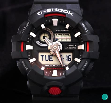 He and his son were wearing gshocks. Review: Casio G-SHOCK GA-700