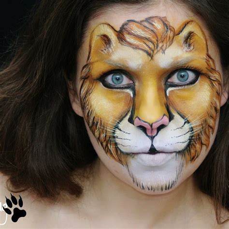 Ksenia Dudkina Lion Lion Face Paint Animal Face Paintings Tiger