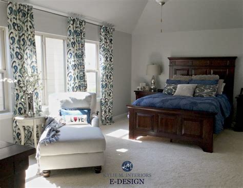 Tempered with decorative linen or the right wall decorations, this bedroom color. Sherwin Williams Repose Gray, master bedroom with dark ...