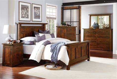 Pick your hardwood, stain, and hardware to get started. Encada Bedroom Collection - Brandenberry Amish Furniture