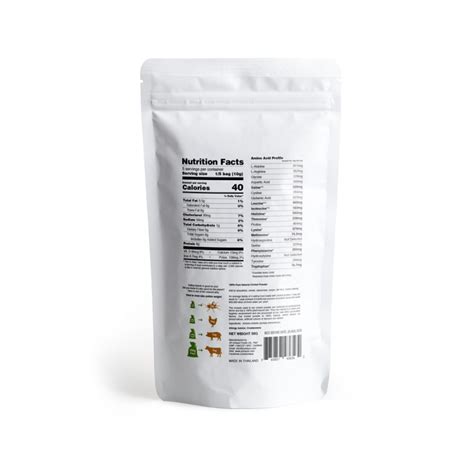100% Cricket Powder | Cricket Flour Protein | 100g Bag