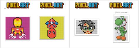 Je voulais partir sur une oeuvre à la manière du pixel art mais. " les meilleurs fiches de dessin " 28 Pixel Art imprimable ...