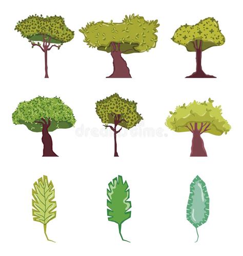 Trees Cartoons Stock Illustration Illustration Of Elements 21427484