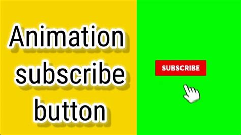 Animated Subscribe Buttons For Free Youtube