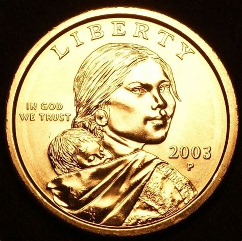 2003 P And D Sacagawea Native American Dollar Us Mint Coins Bu 2 Coin