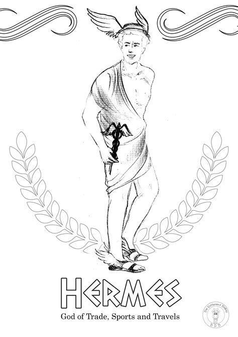 Greek Gods Coloring Pages | Be Different Baby | Greek gods, Greek