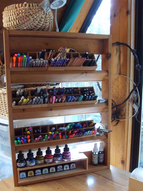 Storage cabinets aren't just great for organizing the busier rooms in your home or keeping your living space neat. Art ~ Writing ~ Life: Upcycling a small shelf into an art ...