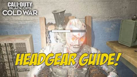 how to build headgear in mauer der toten cold war zombies youtube