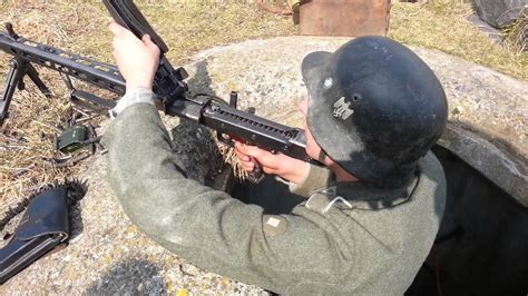 Firing A Mg42 Full Burst Youtube