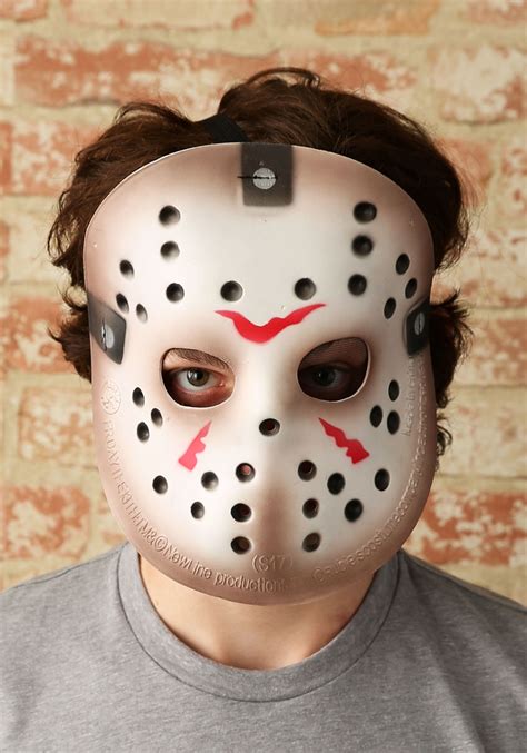 1x Jason Voorhees Friday 13th Horror Movie Hockey Mask Scary Halloween