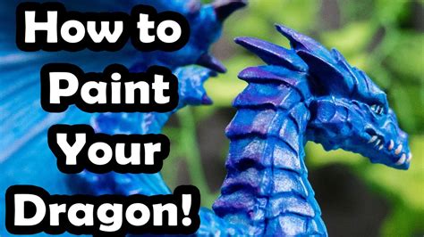 How To Paint Your Dragon Blue Dragon Miniature Painting Tutorial For